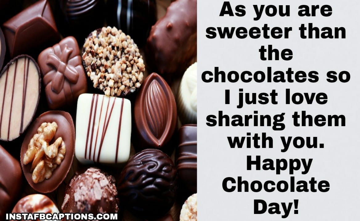 Chocolate Day Messages And Wishes For Wife  - Chocolate Day Messages and Wishes for Wife - 250+ CHOCOLATE DAY Instagram Captions &#038; Quotes 2022