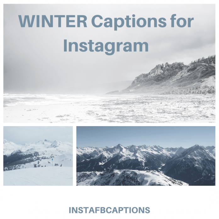 Winter Captions For Instagram