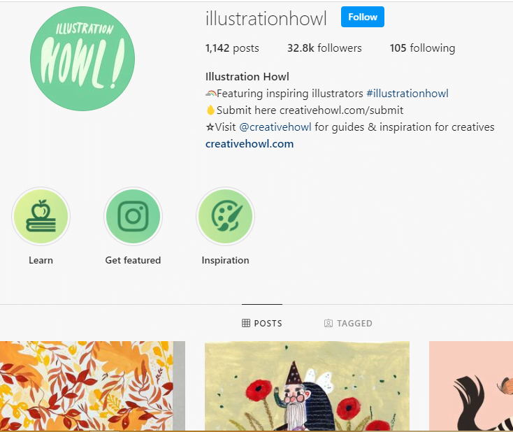 Illustrationhowl  - illustrationhowl - 50+ ART Instagram Accounts &#8211; Artists To Follow Right Now