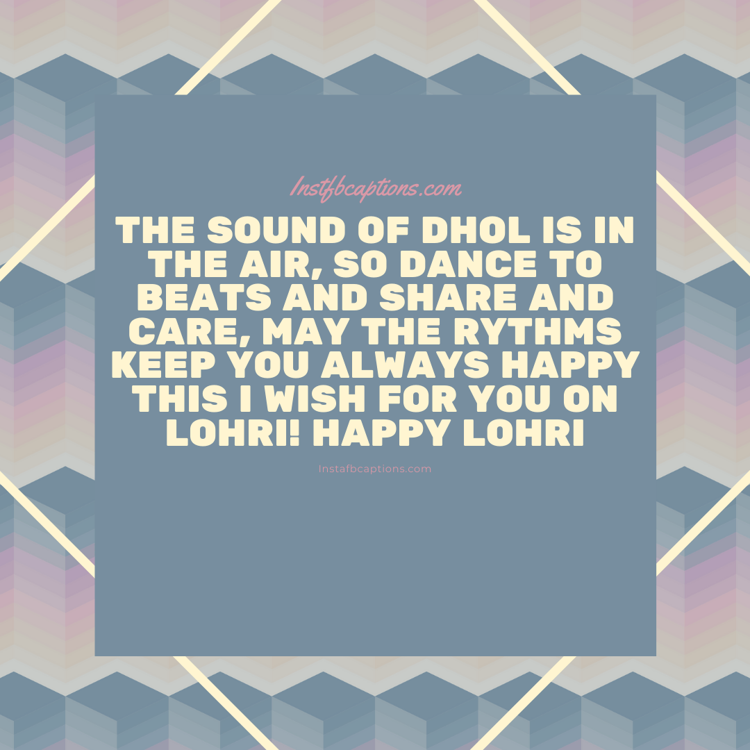 Happy First Lohri Quotes  - Happy First Lohri Quotes - LOHRI Instagram Captions and Quotes 2023