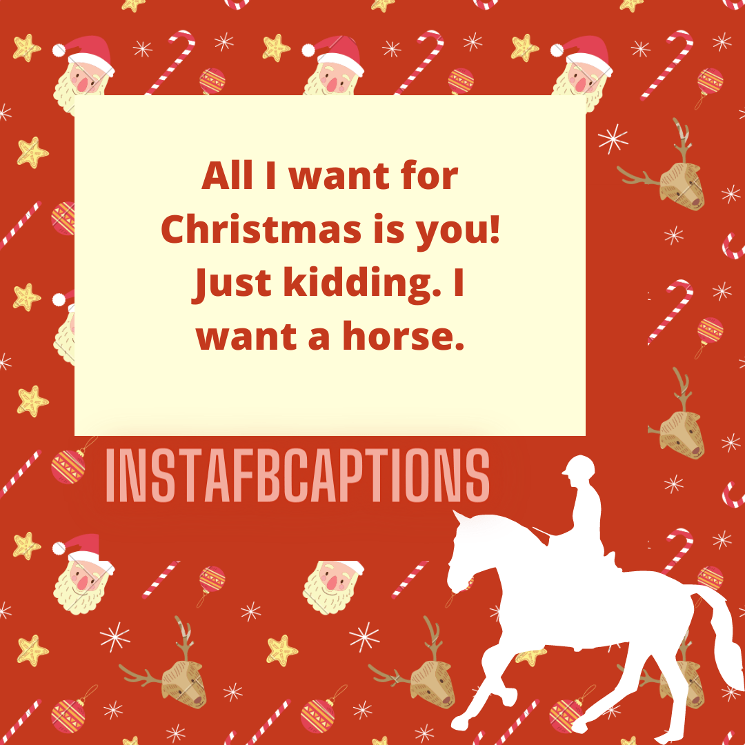 Jingle Bell Horse caption: Christmas Edition  - Brown and White Black Lives Matter Instagram Post 5 - Gallop into Instagram Fame: 130+ Captivating Horse Riding Captions