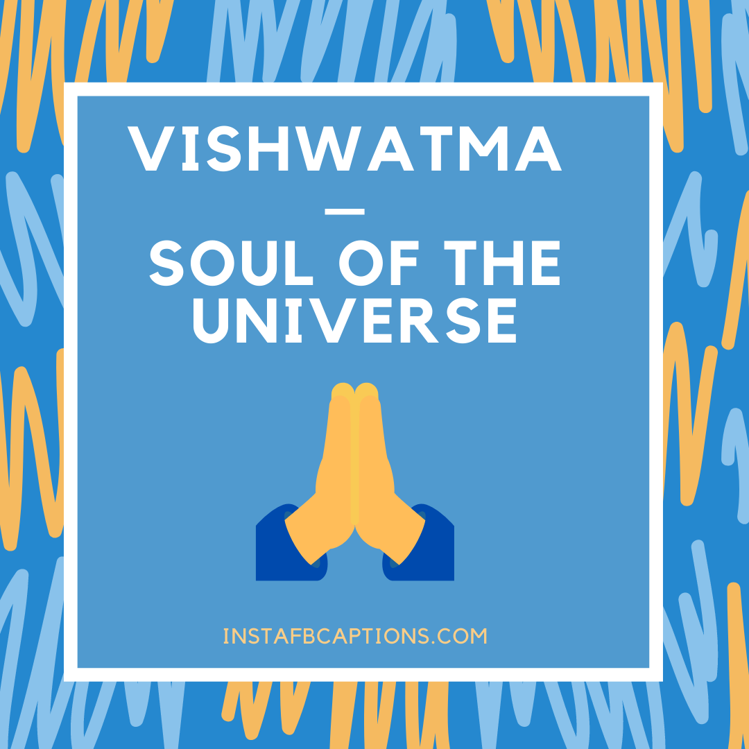VISHWATMA - SOUL OF THE UNIVERSE  - Different Names of Lord Krishna with Meaning  - [New Captions] Janmashtami Captions for Instagram 2023