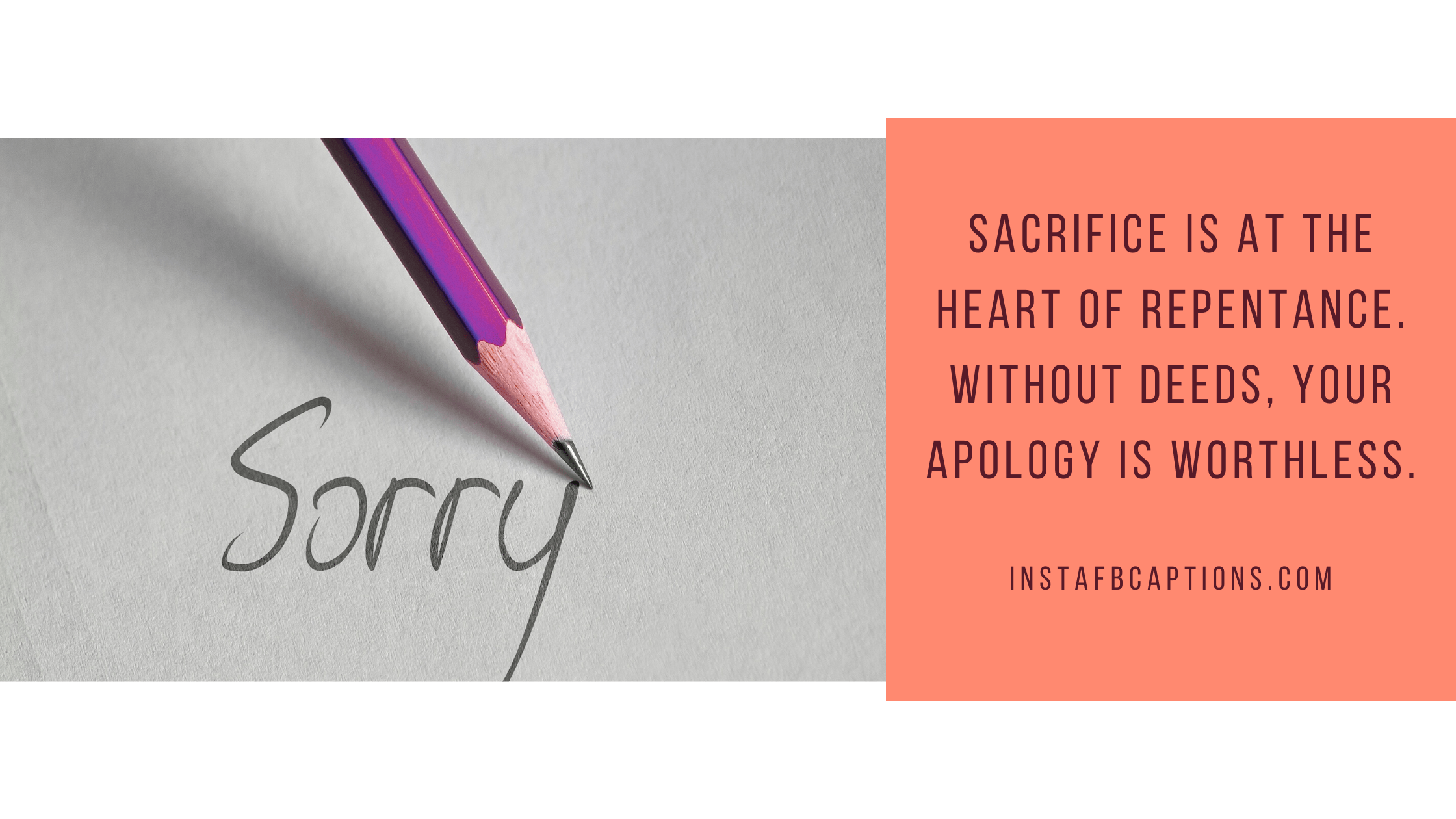 Heartfelt Apology Captions  - Heartfelt Apology Captions - 98+ Sorry Apology Instagram Captions and Quotes in 2023