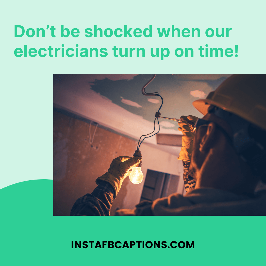 Electrifying One Liners For Electric Minds On Instagram  - Electrifying One Liners for Electric Minds on Instagram - 71 Electrician Captions for Instagram Posts in 2023