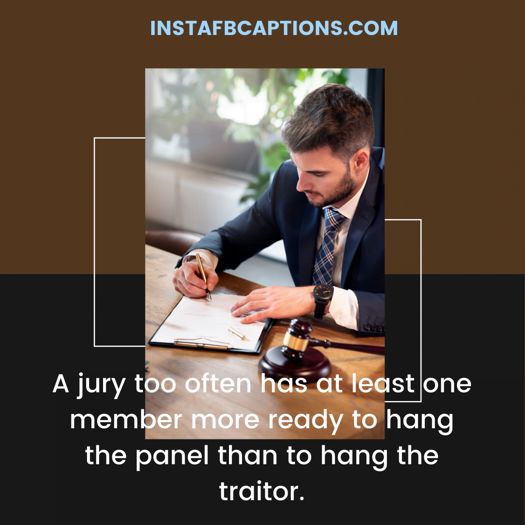 New] Honest Lawyer Captions & Quotes for Instagram in 2023