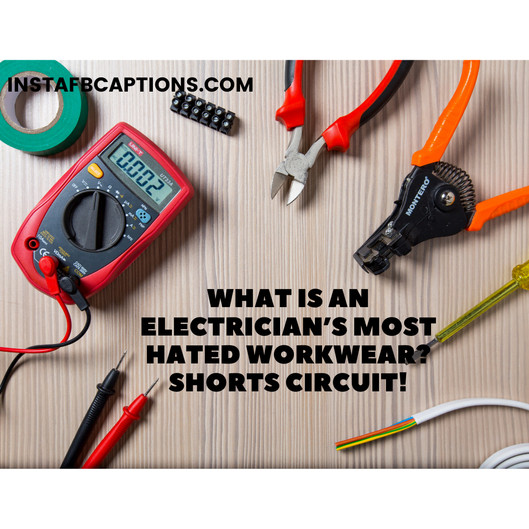 Jokes And Puns For Electrician's Instagram﻿  - Jokes and Puns for Electricians Instagram    - 71 Electrician Captions for Instagram Posts in 2023