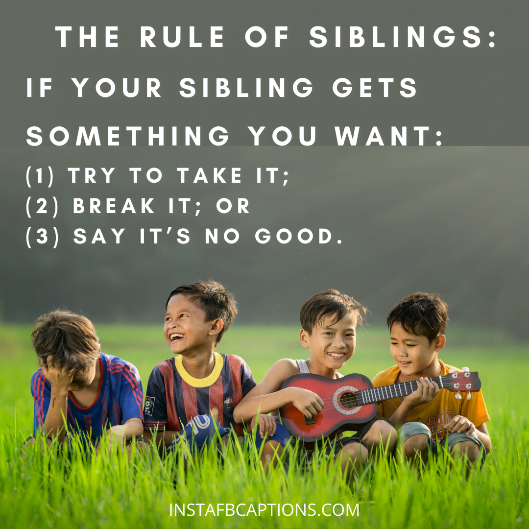 Beautiful Quotes On Sibling Bond For Instagram & Whatsa  - Beautiful Quotes On Sibling Bond For Instagram WhatsApp - Funny SIBLING QUOTES for Brother and Sister in 2022