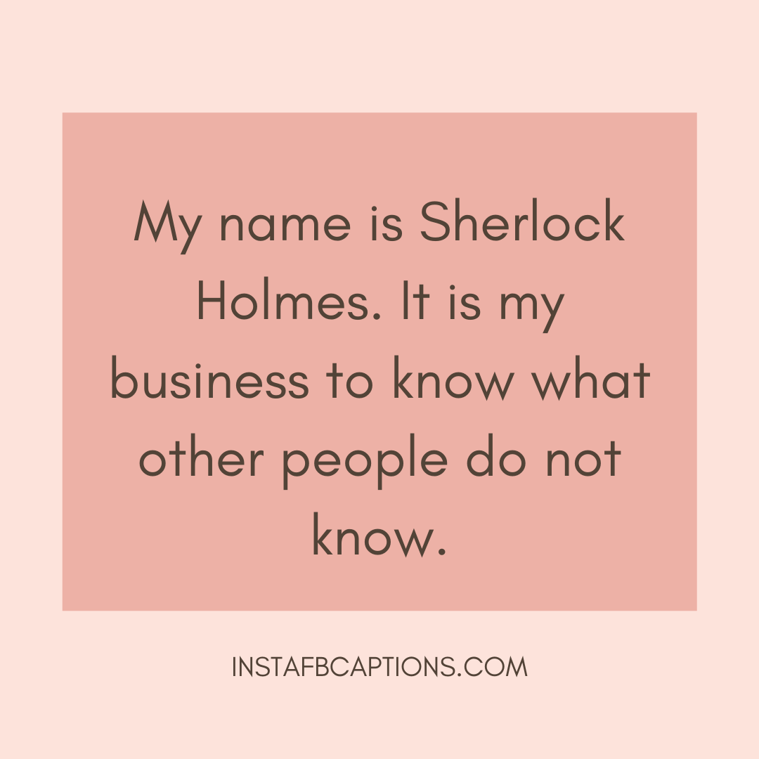 Brainy Sherlock Holmes Quotes  - Brainy Sherlock Holmes Quotes  - Sherlock Holmes Quotes on Small Details in 2022
