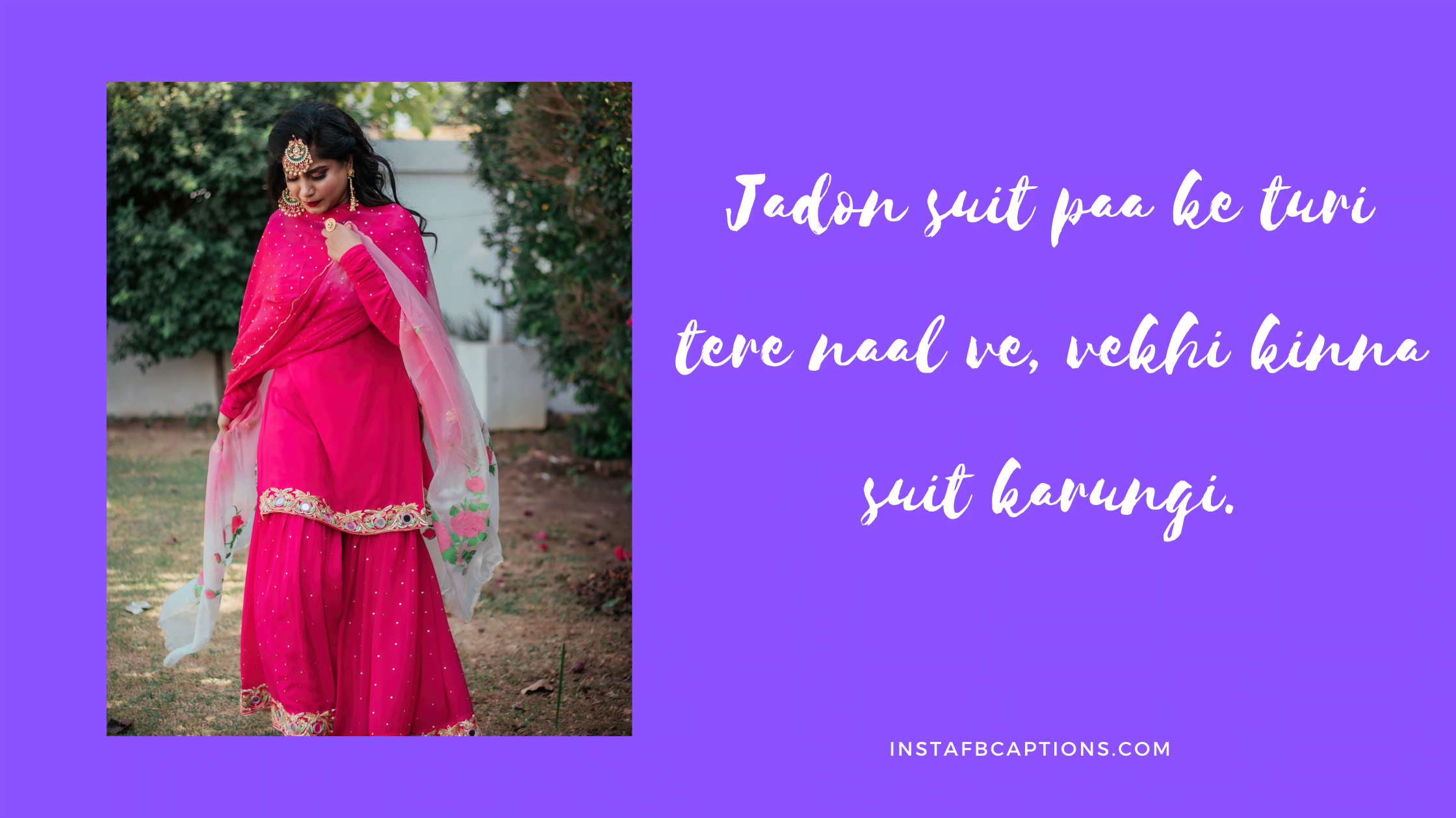 Punjabi Song Caption In Suit  - Best Punjabi Song Captions For Pictures In Suit - [New Captions] Best Punjabi Lyrics Captions For Instagram 2023