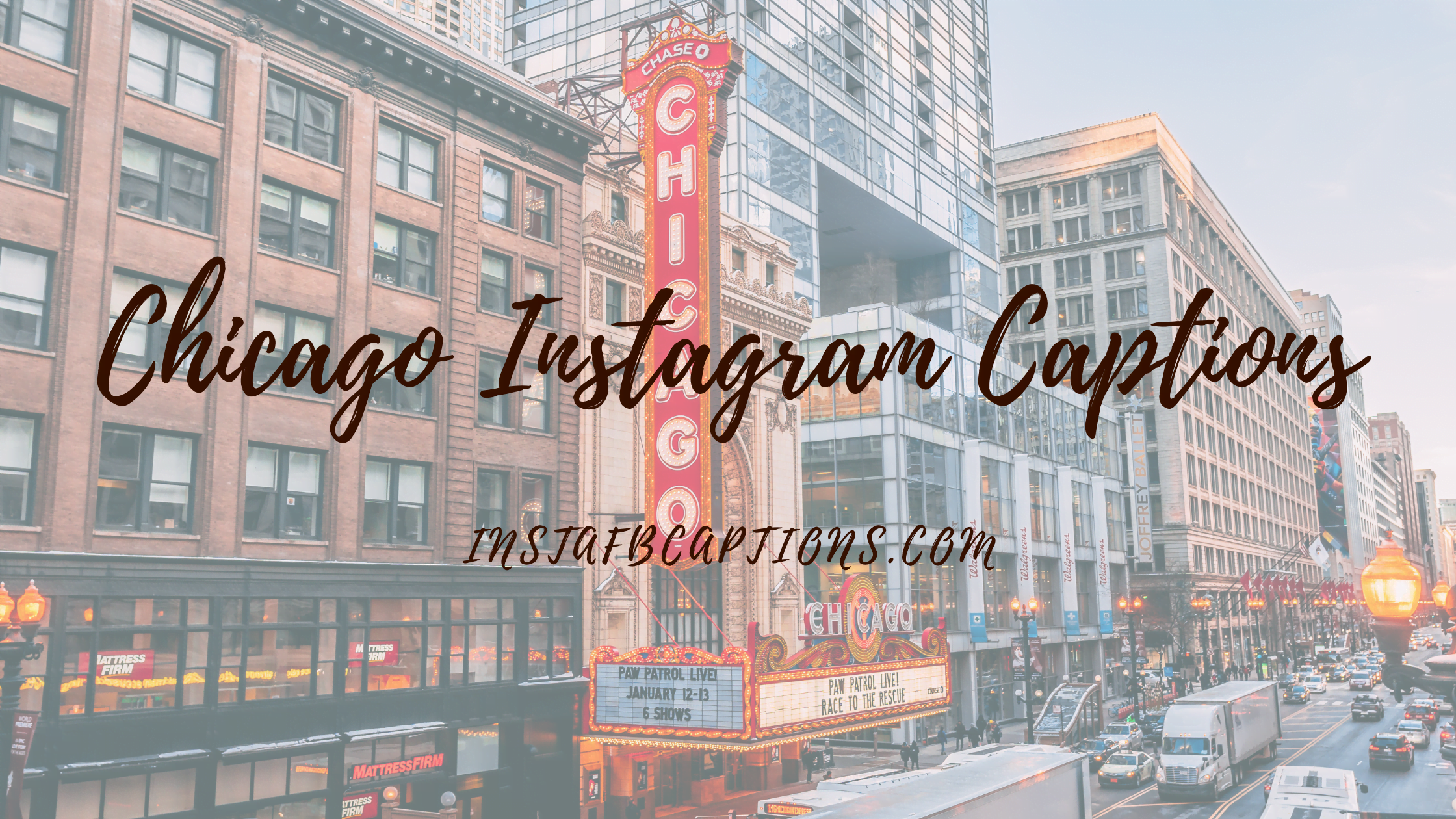 Chicago Instagram Captions  - Chicago Instagram Captions - 112 CHICAGO Captions for Instagram Pictures in 2023