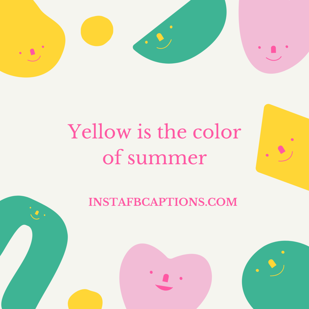 [340+] Yellow Outfit Captions Quotes for Instagram in 2024