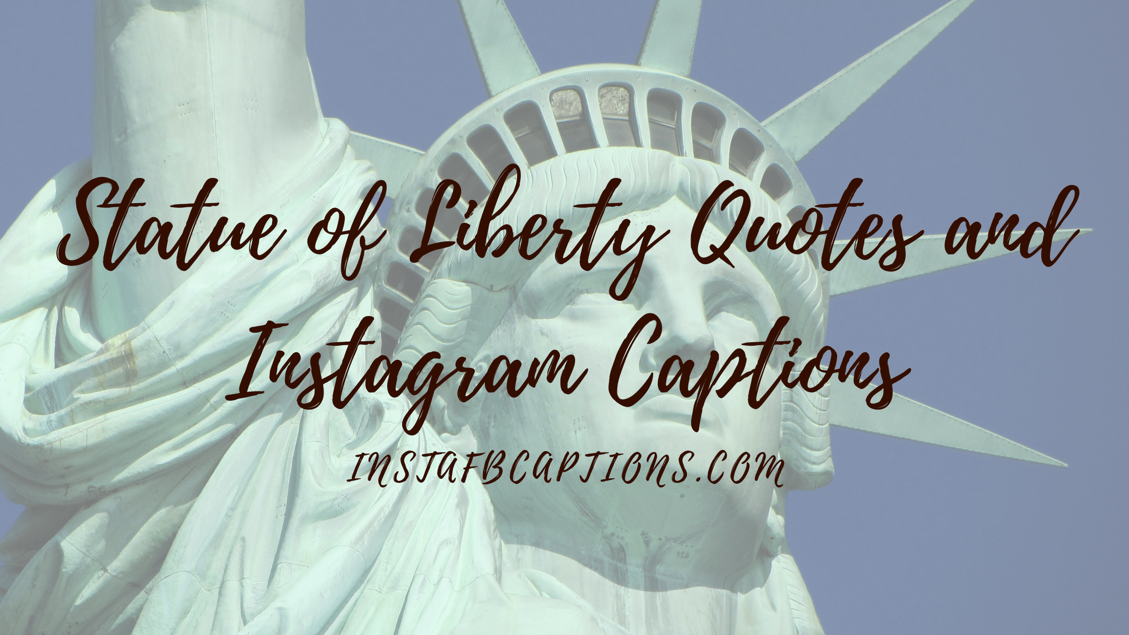 Statue Of Liberty Quotes And Instagram Captions  - Statue of Liberty Quotes and Instagram Captions - 78 Statue of Liberty Instagram Captions in 2022